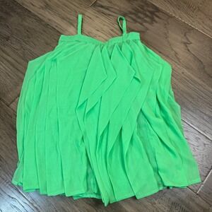 Gap Kids Girls Green Dress Size S (6-7) Sleeveless Layered Party Casual‎